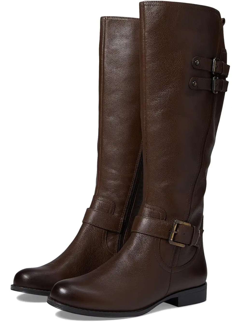 Naturalizer Womens Chocolate Brown Jessie Riding Boot size 12 $270 MSRP